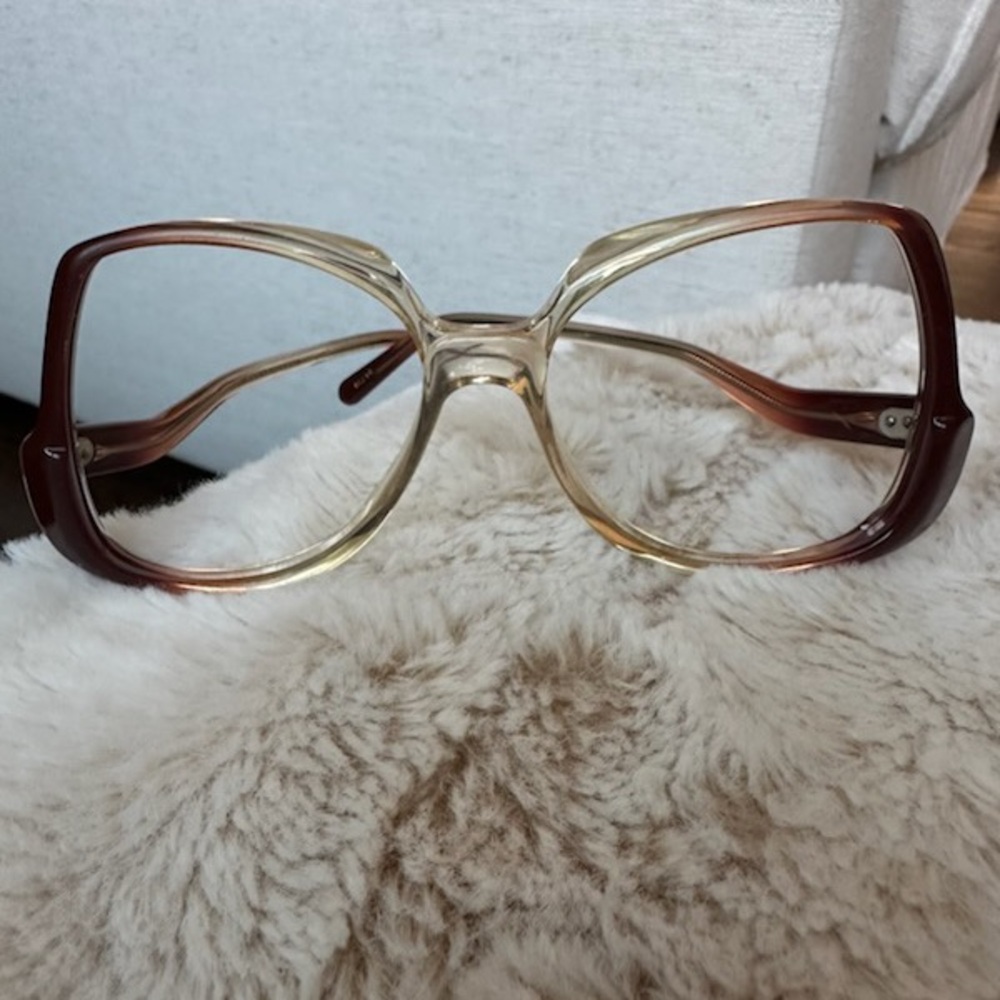 Vintage Oversized Gradient Glasses